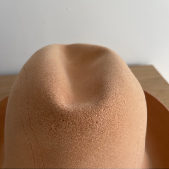 Vintage Borsalino women’s hat Tan Fedora Hat Made in Italy main image 8